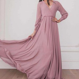 NWT Jessakae South of France Dress-Dusty Rose